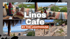 Lino's Cafe is beautifully situated in Mulege BCS, providing a breathtaking view of the beach and the lighthouse. Known as having the best view in the whole town, this cafe also serves excellent food prepared fresh daily. Take some time to relax and enjoy the fabulous sights of Mulege, while indulging in some delicious meals at Lino's Cafe.